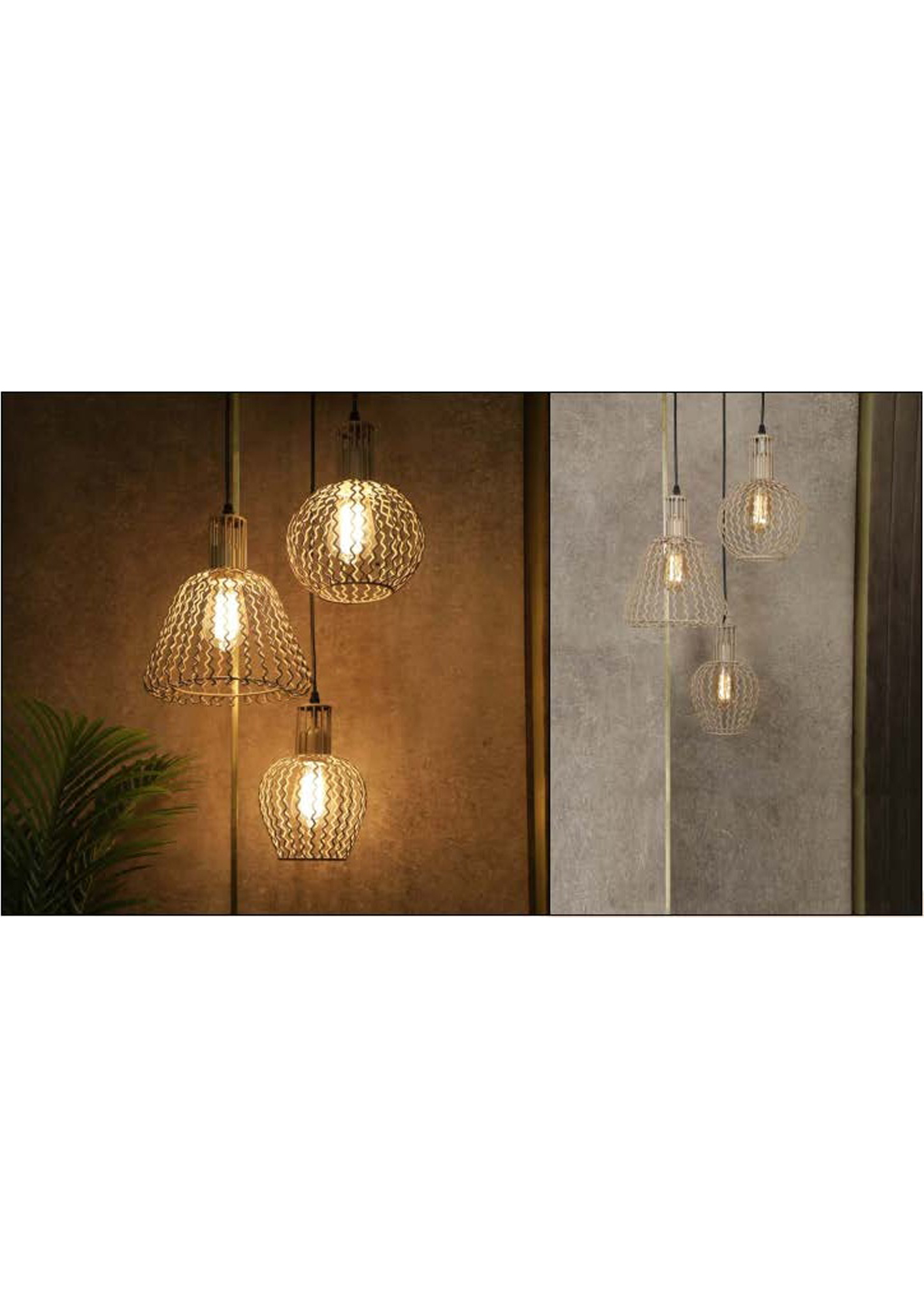 Beyond Lights - Cage Pendant Light- GL